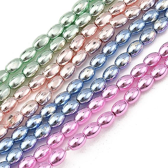 Гальванические нити из синтетических немагнитных гематитовых бусин, рис