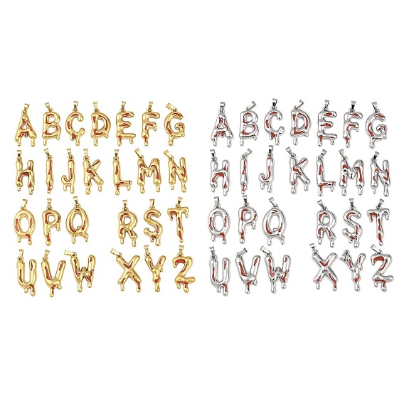 304 нержавеющей стальной эмали подвески, 26 буквы