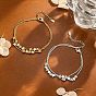 Brass Star Grooved Round Beaded 2-strand Bracelets for Women