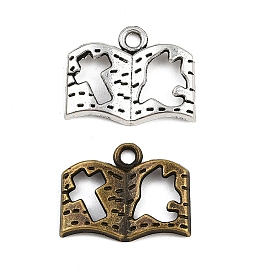 Сплавочные подвески тибетского стиля, Книга с крестом