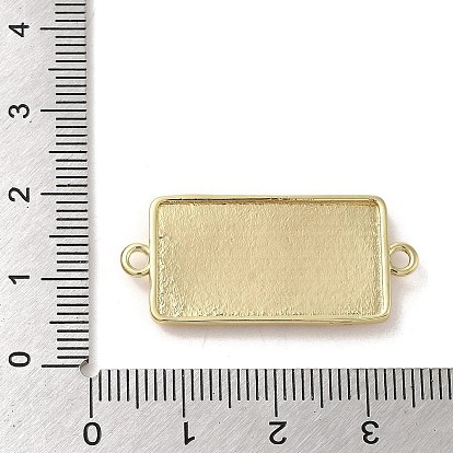 Religion Brass Saint Benedict Cross Connector Charms, Rectangle Links