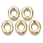 CCB Plastic Linking Rings, Quick Link Connectors, For Jewelry Cable Chains Making, Oval