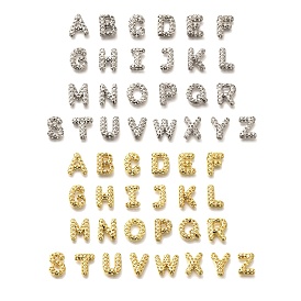 Латунные подвески, подвески с полыми буквами, стойки покрытие, долговечный, без кадмия и без свинца