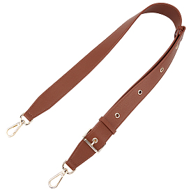 Imitation Leather Bag Strap, with Zinc Alloy Clasp, Replacement Handbag Decoration Bags Straps