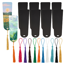 Наборы для изготовления акриловых закладок, с закладкой для арок (шт.) и кисточками из полиэстера (шт.)