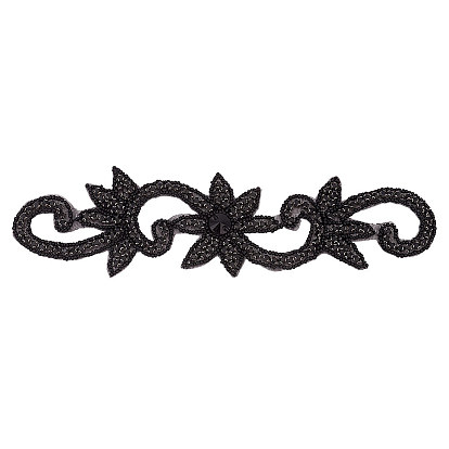 Цветок горячая фиксация стразы, аппликации из стеклянных стразов и бусин, Аксессуары для орнаментов