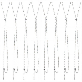 10 шт. 2 мм 304 изготовление ожерелий из нержавеющей стали в сингапурском стиле, с 304 из нержавеющей стали Lobster Claw застежками