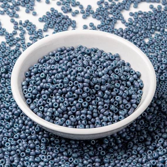 Миюки круглые бусины рокайль, японский бисер, матовые непрозрачные цвета с блеском