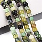 Natural Serpentine Beads Strands, Barrel