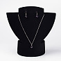 Jewelry Display Stands, Necklace Bust Display Stand, 22.6x21.5cm