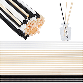 150Pcs 5 Colors Fiber Diffuser Replacement Sticks, Fragrance Refill Reed Sticks, Rattan Sticks