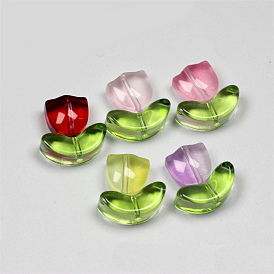 Manuell Murano Glas Perlen, Tulpe