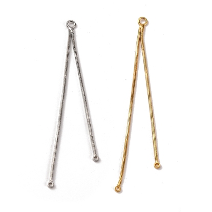 Латунные квадратные змейки цепи большие подвески, кисточка