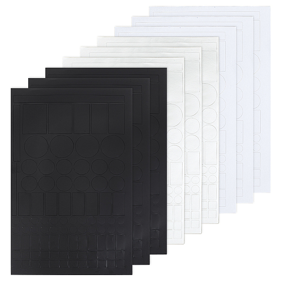 9 шт. 3 стили ПВХ водонепроницаемые самоклеящиеся наклейки