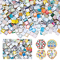 Square Glass Mosaic Cabochons, for Home Decoration or DIY Crafts