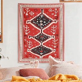 Polyester Bohemian National Wind Totem Wall Tapestry, Rectangle Tapestry for Wall Bedroom Living Room