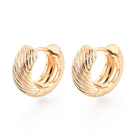 Латунные серьги-кольца