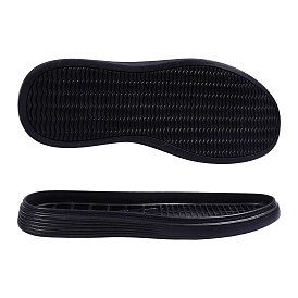 Противоскользящая обувь из синтетического каучука, подошва на каблуке, износостойкая подошва с рельефным рисунком для ремонта ботинок, кожаные ботинки