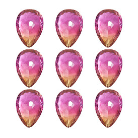 OLYCRAFT Pointback Rhinestone Beads Teardrop Faceted Glass Gemstone Rhinestones for Jewelry Making, Nail Arts, Embellishment and DIY Decorations
