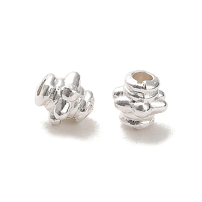 Long-Lasting Plated Alloy Beads, Flower