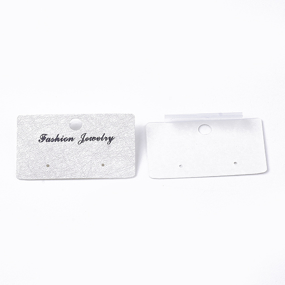 Пластиковые карты дисплей, используется для серьги, прямоугольные