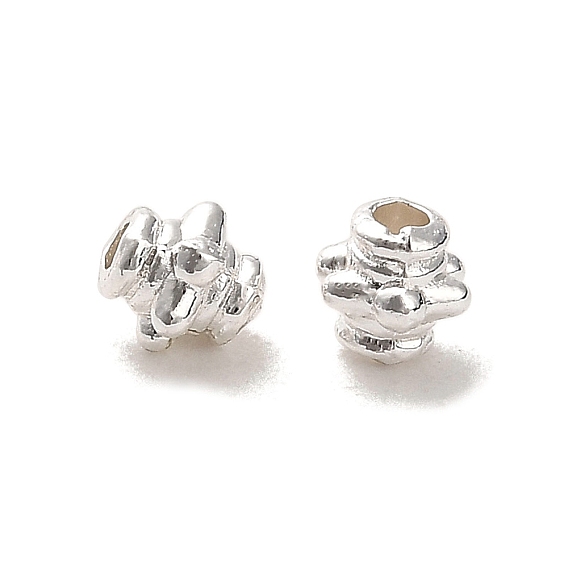 Perles en alliage plaqué longue durée, fleur