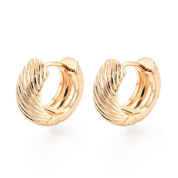 Латунные серьги-кольца