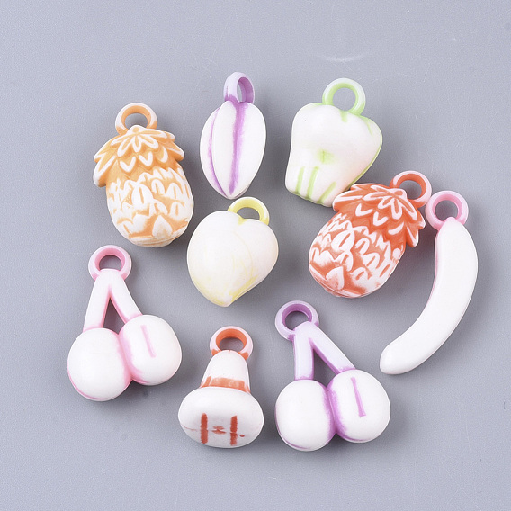 Craft Style Acrylic Pendants, Fruit