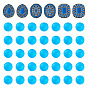 56 pcs 4 styles perles de silicone, Perles d'espacement en caoutchouc pour la fabrication de bijoux et porte-clés., formes mixtes