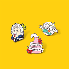 Einstein Pin: Unlocking the Secrets of Academic Experimentation with Badge, Brooch, Scarf Clip & Lapel Pin