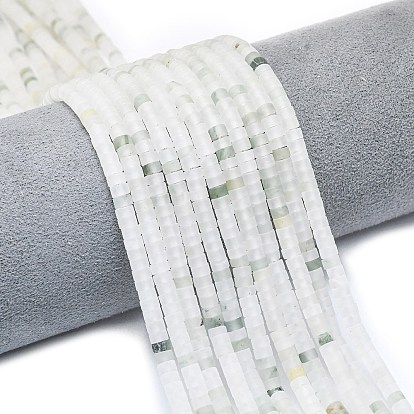 Природного кварца нитей бисера, матовые, дисковые бусы, Heishi бусы