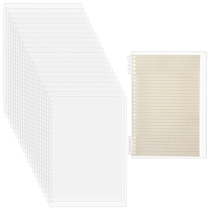 Разделители для пластиковых папок pp, 20 Вкладка индексной страницы с отверстиями для планировщика, блокнота и переплетных листов., прямоугольные