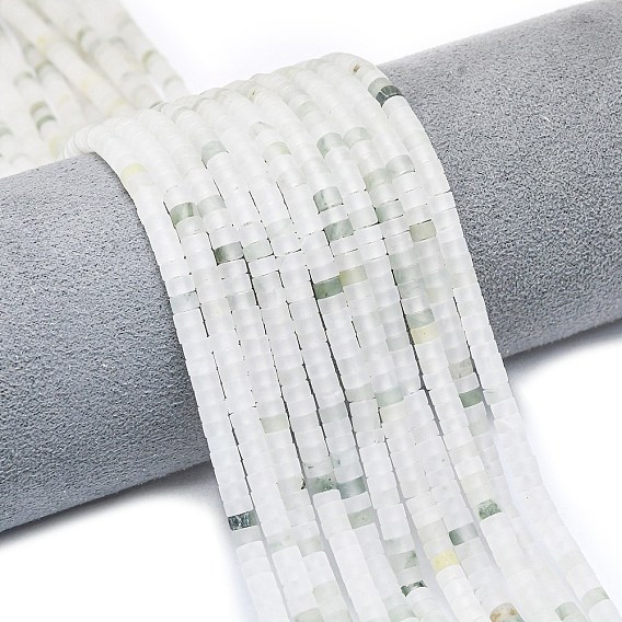 Природного кварца нитей бисера, матовые, дисковые бусы, Heishi бусы