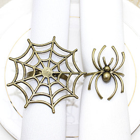Halloween Spider Napkin Buckle Vintage Spider Web Napkin Ring Napkin Ring