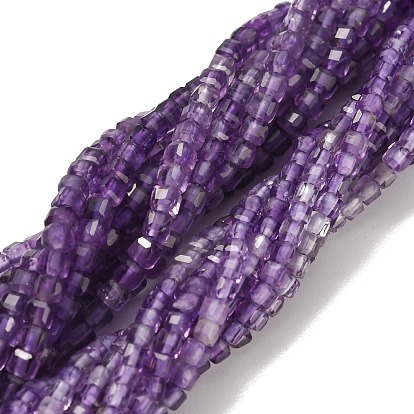 Натуральный турмалин бисер нитей, граненые настольные бусины в форме куба