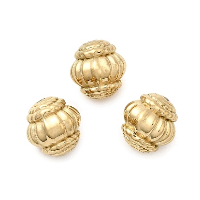 304 фонарные бусины из нержавеющей стали, ионное покрытие (ip)