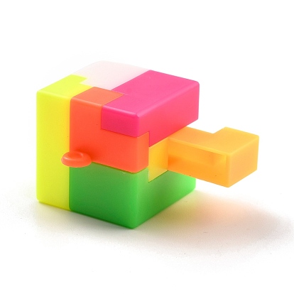 Plastic Pendants, Bubble Popper Fidget Toy, Stress Anxiety Relief Toys, Puzzle Block Pendant, Square