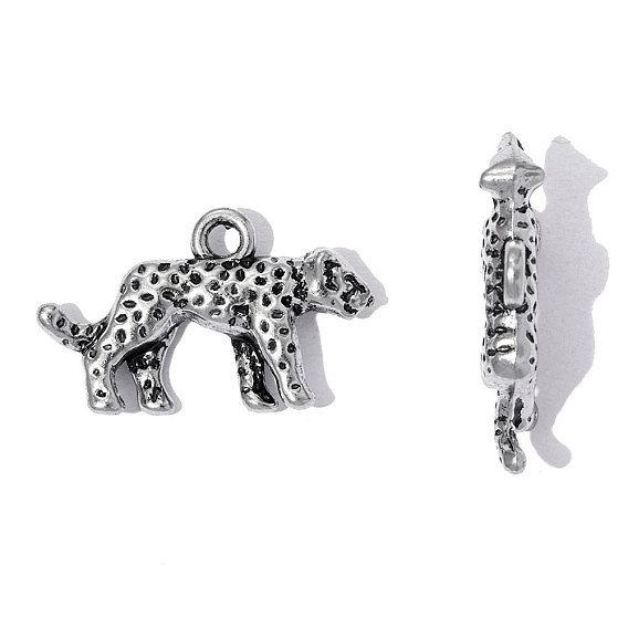 304 подвески из нержавеющей стали, леопардовые прелести, зеркальная полировка