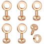6 шт. латунные вставные пряжки-молнии, застежка-молния сумки с кольцом пряжки
