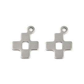 201 Stainless Steel Charms, Cross Charm