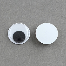 Noir et blanc wiggle yeux écarquillés cabochons artisanat scrapbooking bricolage accessoires de jouets