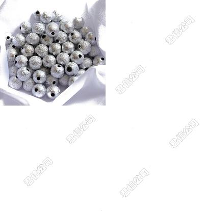 Frosted Acrylic Beads, Round