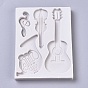 DIY Food Grade Silicone Molds, Fondant Molds, For DIY Cake Decoration, Chocolate, Candy, UV Resin & Epoxy Resin Jewelry Making, Musical Instruments