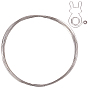 10M Titanium Wire, Round, for DIY Craft