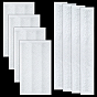 8Pcs 2 Styles Hotfix Glass Rhinestone, Rhinestone Trimming, Crystal Glass Sewing Trim Rhinestone Tape, Costume Accessories, Rectangle