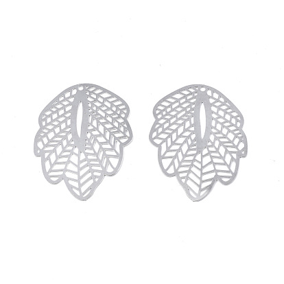 201 подвески из нержавеющей стали, гравированные металлические украшения, лист