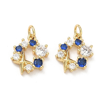 Латунные микро проложить кубического циркония подвески, , без кадмия и без свинца, долговечный, стойки покрытие