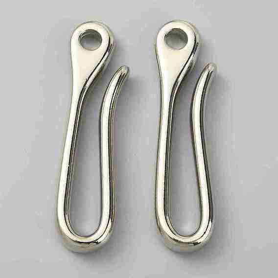 U-Shaped Brass Key Hook Shanckle Clasps, for Wallet Chain, Key Chain Clasp, Pocket Clip