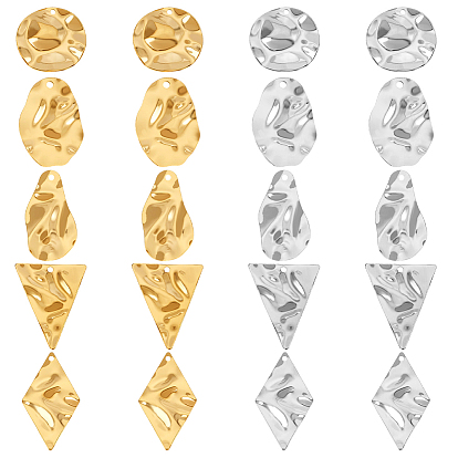 20 шт 10 стили подвески из нержавеющей стали, разнообразные