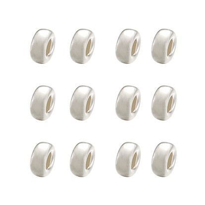 925 perles en argent sterling, rondelle